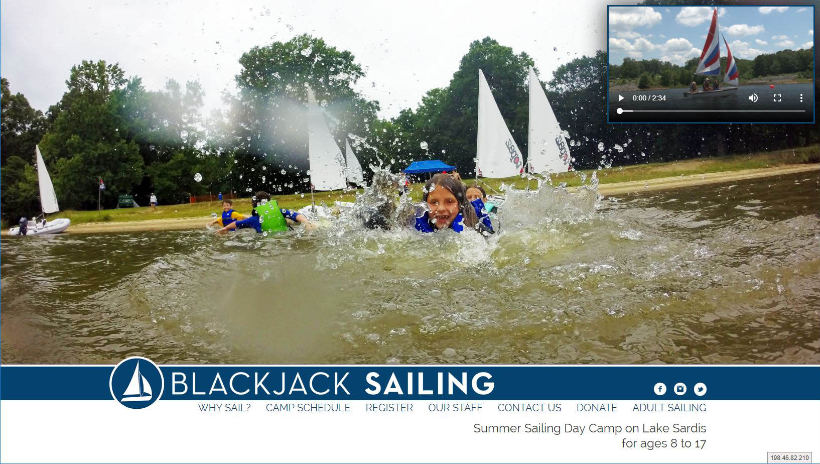 Blackjack Sailing  |  Summer sailing camp for kids