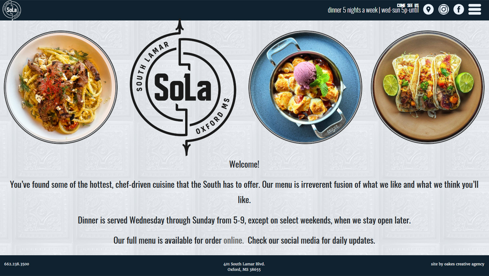 SoLa | fine dining restaurant
